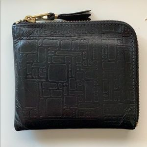 COMME des GARCONS embossed logo wallet